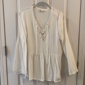 Boho peplum blouse